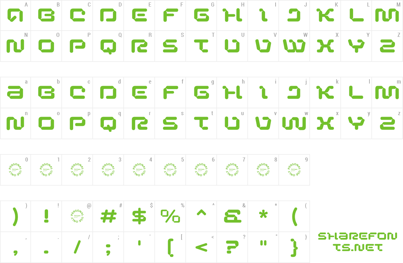 Font Maveric preview